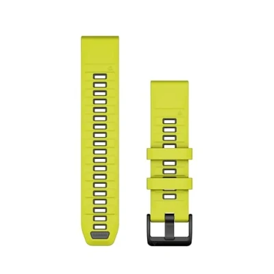 Abbildung von Garmin Quickfit Silikonband 22 mm Gelb/Graphit 010 13392 08