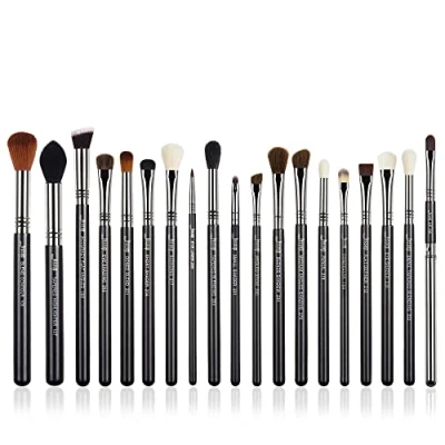 Abbildung von Jessup Pinselset Augenpinsel Augenpinselset Make Up Pinsel Set Lidschattenpinsel Vegane Schminkpinsel Kosmetikpinsel Synthetische Haare Lidschatten Eyeshadow Eyeliner Augenbrauen Lippen 19 Stück T131
