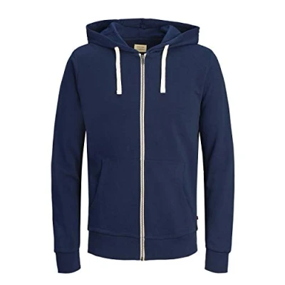 Abbildung von JACK &amp; JONES Herren JJEHOLMEN Sweat Zip Hood, Crockery, M