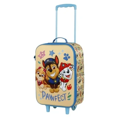 Abbildung von Paw Patrol Friendship Soft 3D Trolley Koffer, Blau, 17 x 33 52 cm, Kapazität 26 L