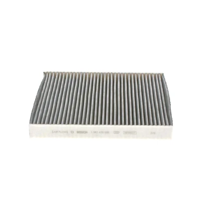 Abbildung von BOSCH 1 987 435 596 Innenraumfilter Aktivkohlefilter 254 222 30,5 SEAT: IBIZA 5, Arona, VOLKSWAGEN: Polo VI, SKODA: Fabia IV Hatchback, Kamiq