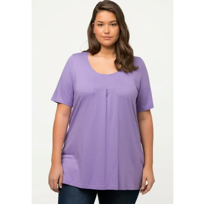 Abbildung von Ulla Popken Tshirt basic, Damen, Größe: 42/44, Pale lilac