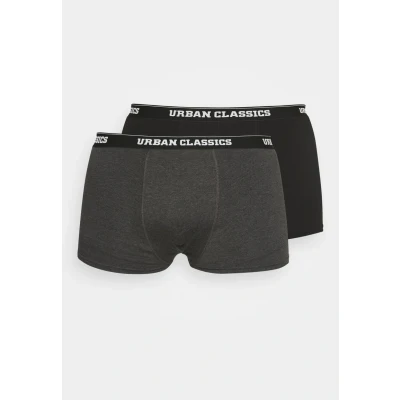 Abbildung von Urban Classics 2 PACK Panties, Herren, Größe: 4XL, Black/charcoal