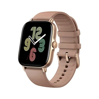 Abbildung von Amazfit GTS 3 42mm Smartwatch GPS Fitnessuhr mit AMOLED Display, Überwachung von Herzfrequenz, SpO2, Schlaf, Stress, Zyklusüberwachung，Sportuhr über 150 Sportmodi，5ATM wasserdicht für Damen Herren