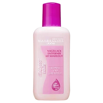 Abbildung von Maybelline Jade Nagellackentferner mit Aceton, Pflegend, Express Nails, 125 ml