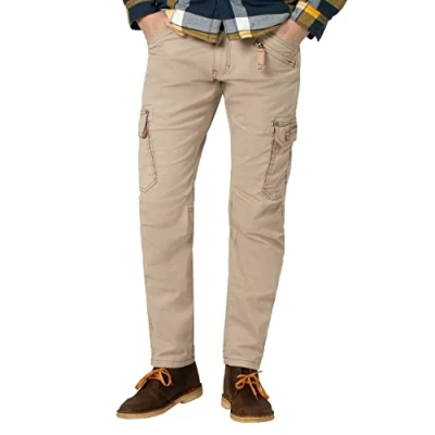 Abbildung von Timezone Herren Regular Rogertz Freizeithose, Chino Beige, 30W 32L EU