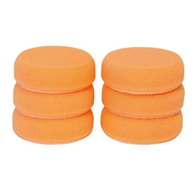 Abbildung von Proposed Value: Dino KRAFTPAKET 75mm Polierpad Set medium Polierschwämme mittelhart mit Klett Ø 75mm, Höhe 25mm, Orange