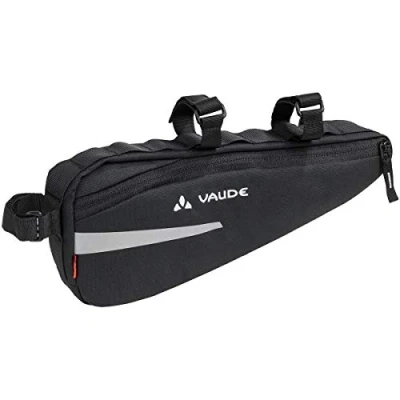 Abbildung von VAUDE Cruiser Bag Rahmentasche Fahrrad mit Klett Befestigung, Schwarz
