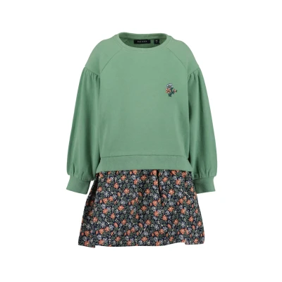 Abbildung von Blue Seven Flowers Freizeitkleid für Kinder, Größe: 116, Grün