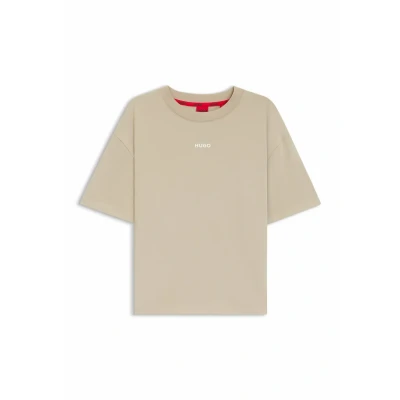 Abbildung von HUGO Shuffle Nachtwäsche Shirt, Damen, Größe: Medium, Light beige