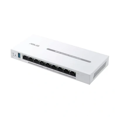 Abbildung von ASUS Expert WiFi EBG19P Gigabit PoE+ VPN kabelgebundener Router (8 Ports, 123W, bis zu 3 WAN Ethernet Ports + 1 USB WAN, kommerzielle Netzwerksicherheit, Verwaltung per ExpertWiFi App)