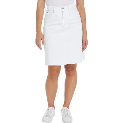 Abbildung von Tommy Hilfiger Skirt Jeansrock, Damen, Größe: 32, White