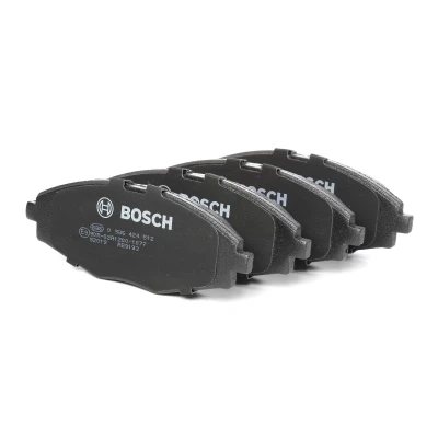 Abbildung von BOSCH 0 986 424 512 Bremsbelagsatz Low Metallic mit Anti Quietsch Blech, Montageanleitung CHEVROLET: Matiz, DAEWOO: Matiz I Hatchback
