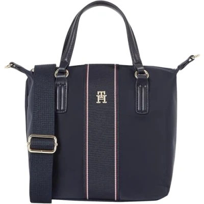 Abbildung von Tommy Hilfiger Poppy Small CORP Shopping Bag, Damen, Größe: One Size, Blue