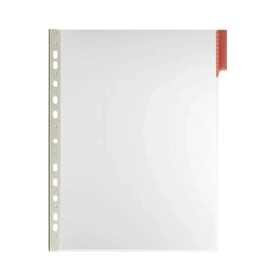 Abbildung von Durable Sichttafel Function Panel A4, Beutel à 5 Stück, rot, 560703