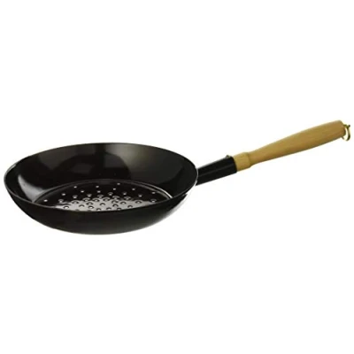 Abbildung von Riess 0568 022 Classic Spezialartikel Maroni Pfanne, Höhe 4,6 cm, schwarz