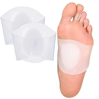 Abbildung von Gel Arch Support Einlegesohlen Plattfuß Einlagen,flache Fußgewölbe Unterstützung für Plantarfasziitis Frauen oder Männer lindert Schmerzen und reduziert den Druck Orthopädische Pad Stütze