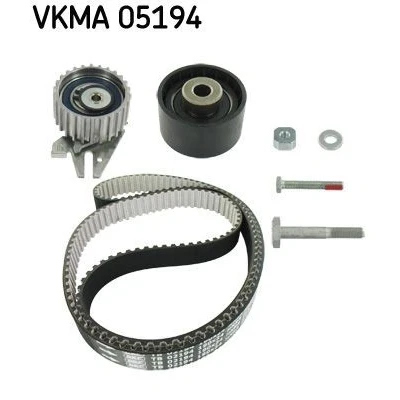 Abbildung von SKF VKMA 05194 Zahnriemensatz 190 mit Befestigungsmaterial trapezförmigen Zahnprofil OPEL: Zafira B, Vectra C Saloon, Signum CC, SAAB: 9 3 Saloon