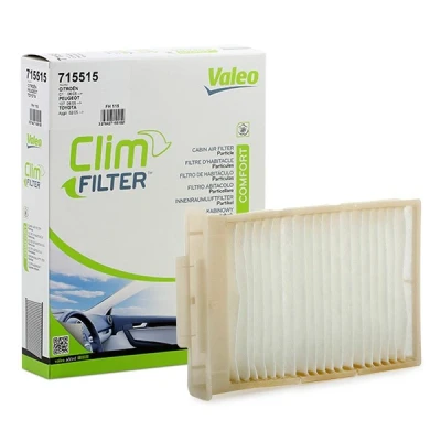 Abbildung von VALEO CLIMFILTER COMFORT 715515 Innenraumfilter Partikelfilter 220 167 20 CITROËN: C1 I, PEUGEOT: 107 Hatchback, TOYOTA: Aygo