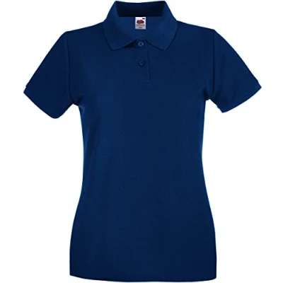 Abbildung von Fruit of the Loom: Lady Fit Premium Polo 63 030 0, Größe:2XL (18);Farbe:Navy
