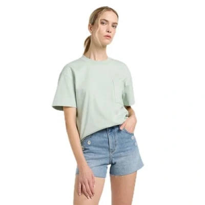 Abbildung von Lee Short Sleeve Relaxed FIT Tshirt basic, Damen, Größe: 40, Soft sage