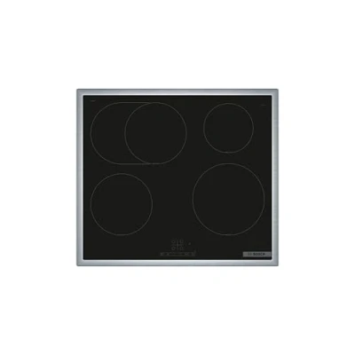 Abbildung von BOSCH PIF64RBB5E Induktionskochfeld Serie 4, autarkes Glaskeramik Kochfeld 60 cm breit, TouchSelect, Bräterzone, PowerBoost, ReStart, Umlaufender Rahmen, Schwarz