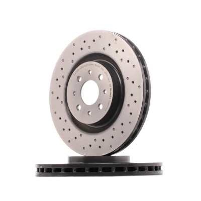 Abbildung von BREMBO 09.8004.4X Bremsscheibe 305 28 4 gelocht/innenbel. beschichtet hochgekohlt mit Schrauben ALFA ROMEO: MiTo