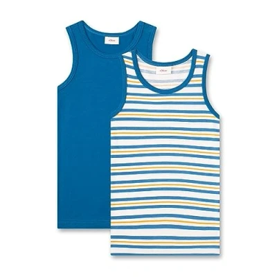 Abbildung von s.Oliver 2PACK Unterhemd/shirt für Kinder, Größe: 92, Blau