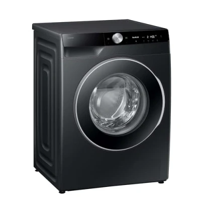 Abbildung von Samsung WW11DG6B85LBU2 Waschmaschine, 11 kg, 1.400 U/min, Extra energiesparend, EEK: A ( 10%), AI Ecobubble, Wash, SuperSpeed 39 Min, Control, Schwarz