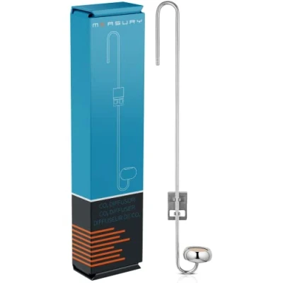Abbildung von Measury CO2 Diffusor Aquarium aus Edelstahl, Diffuser 350mm