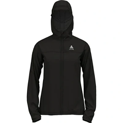 Abbildung von Odlo Zeroweight Waterproof Laufjacke Damen Schwarz, Größe S