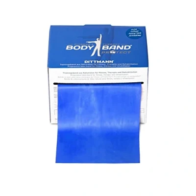 Abbildung von DITTMANN Body Band Fitnessband Gymanstik Expander Kraft 25m blau extra stark