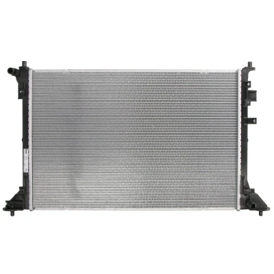 Abbildung von NISSENS 607220 Kühler, Motorkühlung Aluminium 610mm 403mm 16mm mit Dichtungen ohne Kappe, Ausgleichsbehälter Kühlrippen gelötet