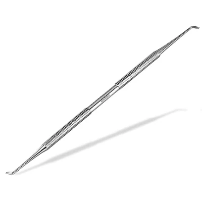 Abbildung von Eckenheber Fußpflegeinstrument Doppelsonde mit kurzen feinen Enden, rostfreies Edelstahl, Profi Doppelinstrument
