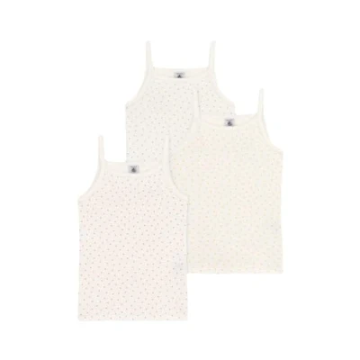 Abbildung von Petit Bateau Mädchen A0A47 Hosenträgerhemden, Variante 1, 10 Jahre (3er Pack)