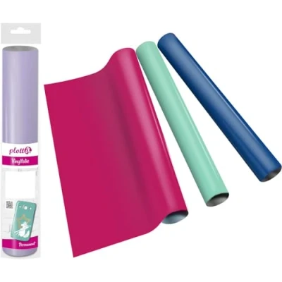 Abbildung von plottiX Perm. Vinylfolie 31,5cm x 1m Türkis