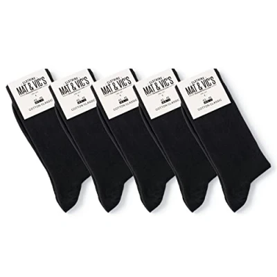 Abbildung von 5 Paar Socken von Mat &amp; Vic&#039;s für Sie und Ihn Cotton classic Socks, gekämmte Baumwolle, ohne drückende Naht, Komfortbund, OEKO TEX Standard 100, Fun Colors, 35 38