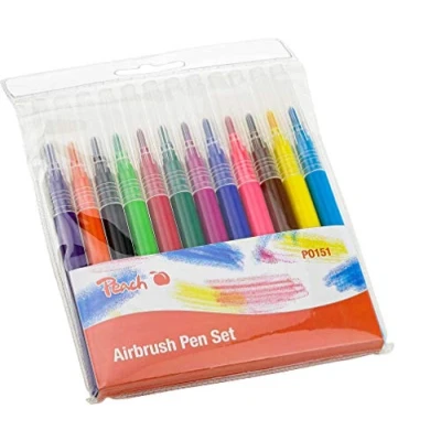 Abbildung von Peach Nachfüllset für elektrischen Airbrush Stift 12 Farben PO151