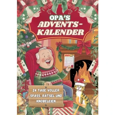 Abbildung von Der ultimative Adventskalender für Opas 24 Tage voller Humor, Rätsel und Denksport in extra großer Schrift!: Das perfekte Geschenk die Weihnachtszeit