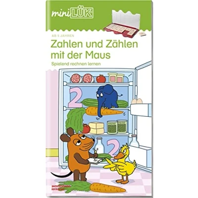 Abbildung von miniLÜK: Vorschule/1. Klasse Mathematik Zahlen und Zählen mit der Maus: Spielend rechnen lernen (miniLÜK Übungshefte: Vorschule)