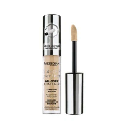 Abbildung von Deborah Milano Flüssigkeitskorrektor 24 Stunden Perfect All Over Concealer, 3.1 Nude, Long Lasting und Wasserdicht, hohe Deckkraft, minimiert Unebenheiten, Augen Gesichtsschmerzen