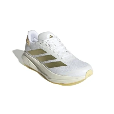 Abbildung von adidas Performance Duramo SL2 Laufschuh Straße, Damen, Größe: 42, Footwear white/gold metallic/orange tint Schuhe