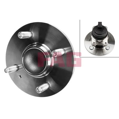 Abbildung von FAG 713 6263 10 Radlagersatz Foto entspricht Lieferumfang 140,00, 66,60 HYUNDAI: i20 I Hatchback, Getz, ACCENT 3 Stufenheck, KIA: Picanto I, RIO 2
