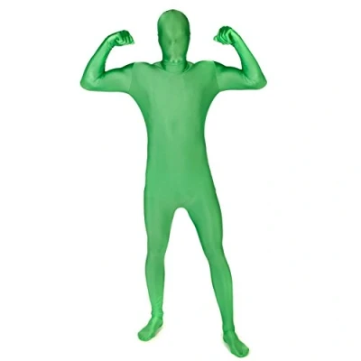 Abbildung von Morphsuit Grün, Ganzkörperanzug Grüner Ganzkörperanzug, Kostüm Karneval, Herren, Halloween Herren XXL