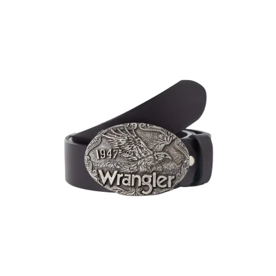 Abbildung von Wrangler Herren Eagle Belt, Schwarz, 90