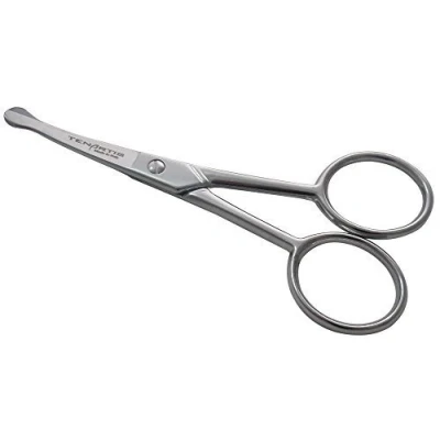Abbildung von Bartschere, Nasenschere, Ohrenhaarschere, Gebogen Made in Italy (Kohlenstoffstahl)