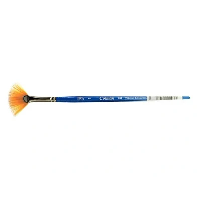 Abbildung von Winsor &amp; Newton 5388002 Cotman Aquarell Synthetikhaar Pinsel Serie 888 Fächerpinsel, kurzer Stiel mit exzellenter Sprungkraft, Farbtragekraft und Punktgenauigkeit Nr.2 40mm