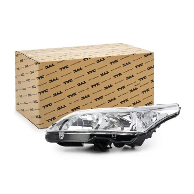 Abbildung von TYC 20 0664 05 2 Scheinwerfer links H7, H1 für Rechtsverkehr mit Elektromotor CITROËN: C4 I Hatchback, Coupe