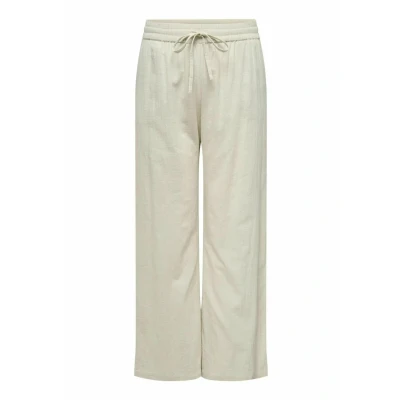 Abbildung von Only Carmakoma Damen Cartizana Cotton Loose Pants WVN Noos, Pumice Stone, 44 EU