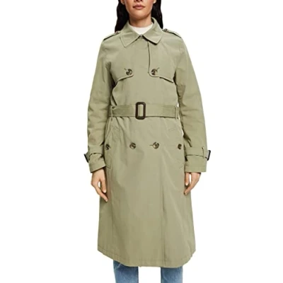 Abbildung von ESPRIT Damen 013EE1G327 Jacke, 345/LIGHT KHAKI, S